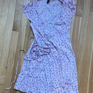 Light Pink Wrap Sundress